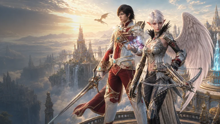 Imagen conceptual 3 del MMORPG con IA Lineage2AI