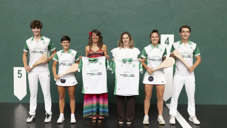 Los pelotaris llevarán el nombre de Pamplona fuera de casa