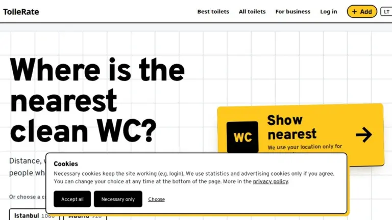 Cómo comprobar la limpieza del baño antes de viajar